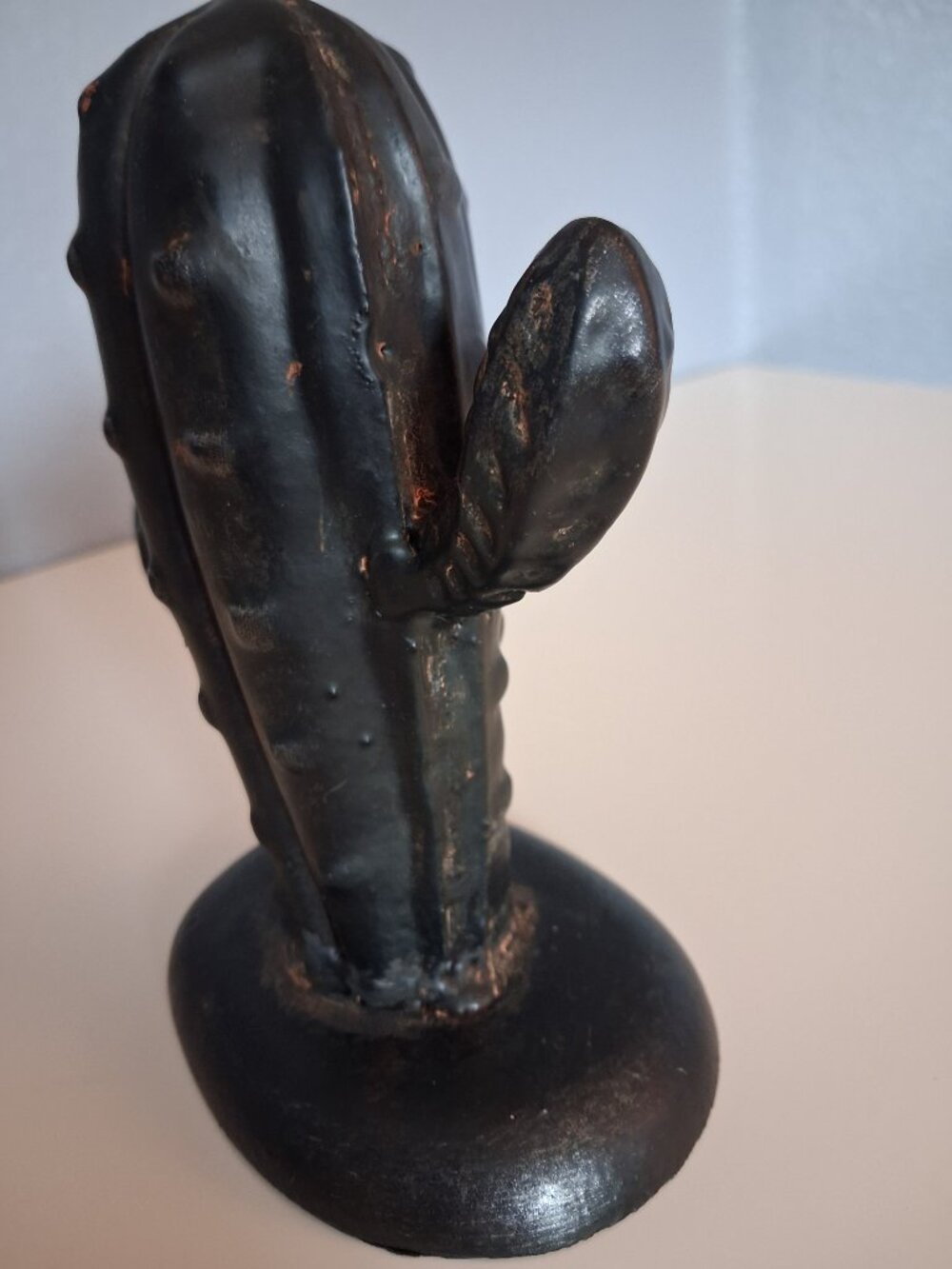 Metal Cactus Doorstop Southwest Decor approx 3 pounds - Picture 6 of 7
